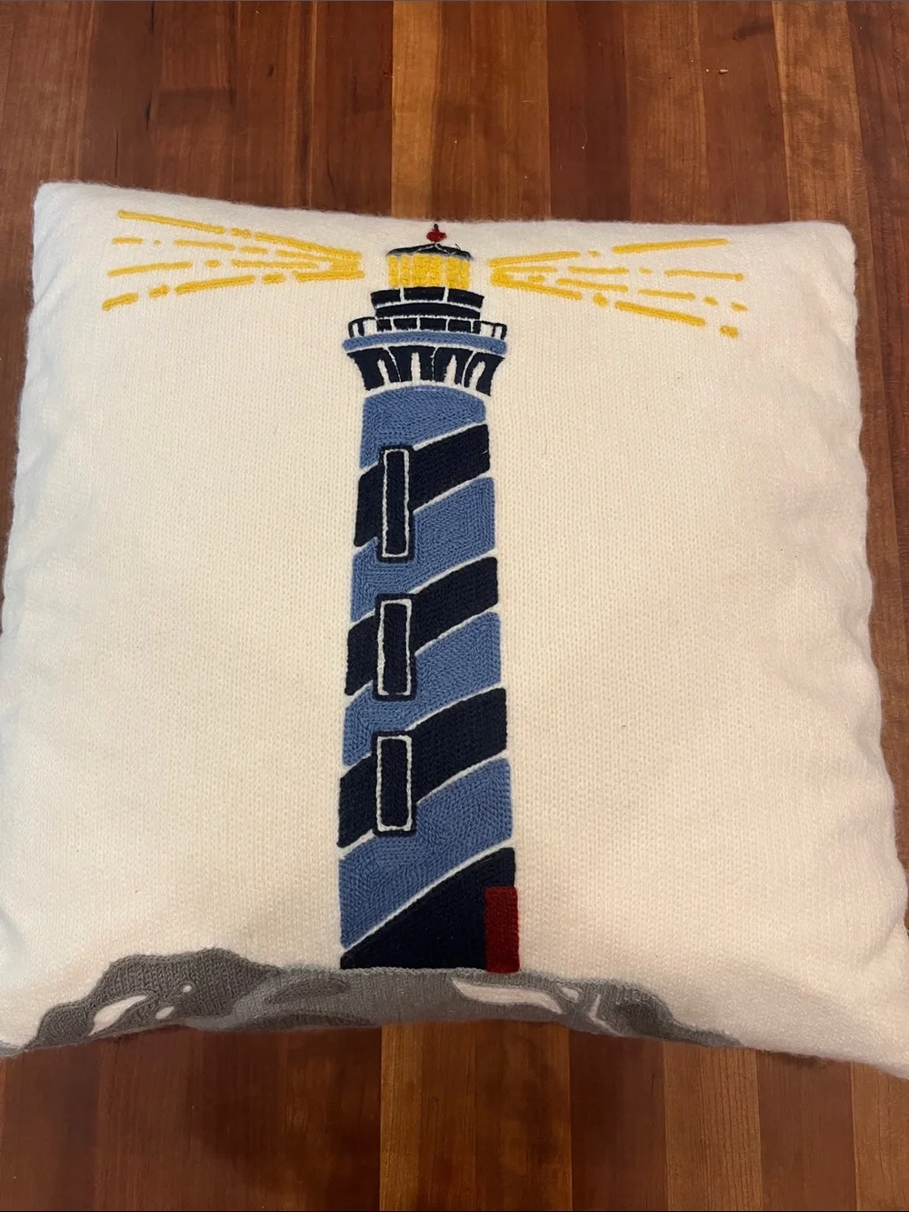 Pottery Barn Lighthouse Pillow ⚓️